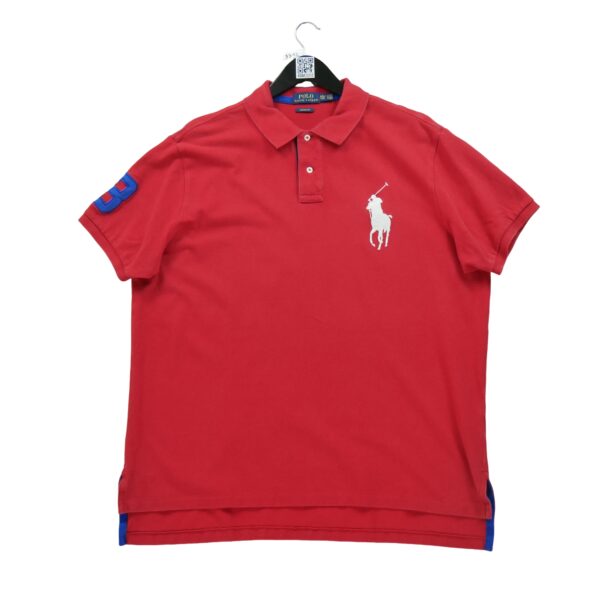 Polo manches courtes homme rouge Polo Ralph Lauren Col Polo