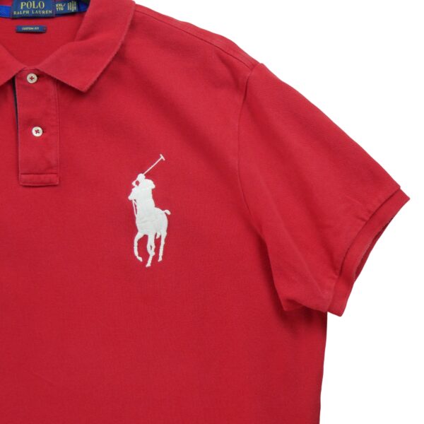 Polo manches courtes homme rouge Polo Ralph Lauren Col Polo