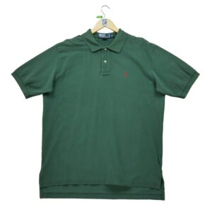 Polo manches courtes homme vert Polo Ralph Lauren Col Polo