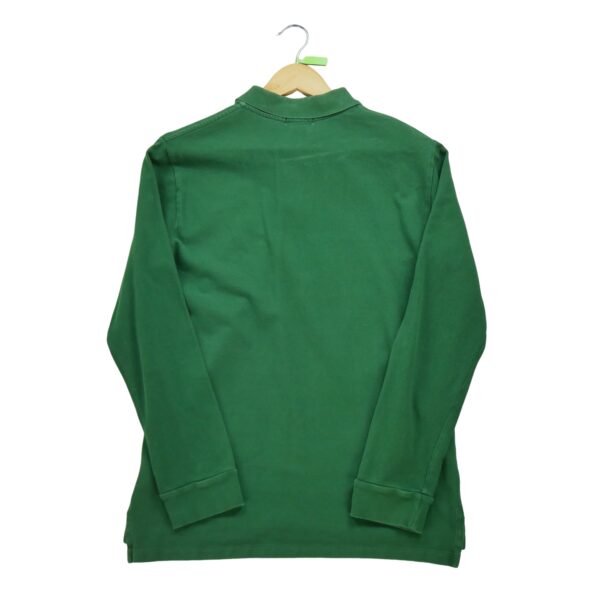 Polo manches longues enfant vert Polo Ralph Lauren Col Polo