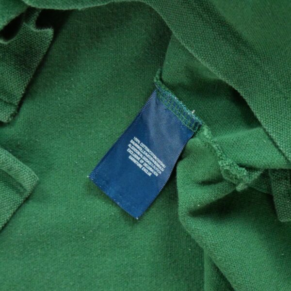 Polo manches longues enfant vert Polo Ralph Lauren Col Polo