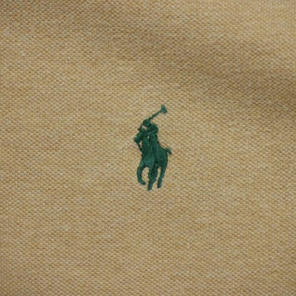 Polo manches longues homme beige Polo Ralph Lauren Col Polo