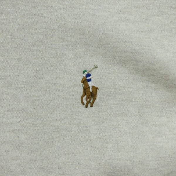 Polo manches longues homme beige Polo Ralph Lauren Motif chine Col Polo