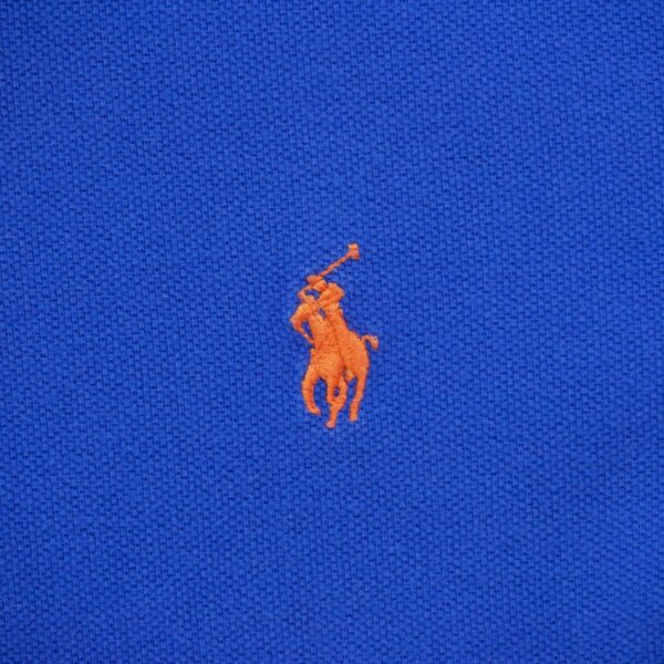 Polo manches longues homme bleu Polo Ralph Lauren Col Polo