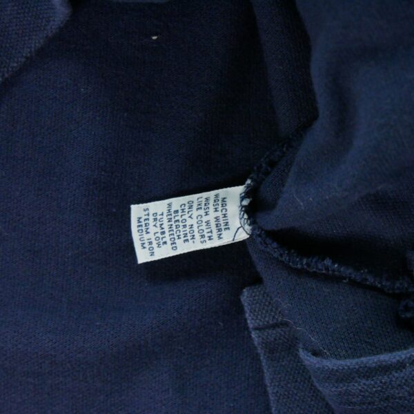 Polo manches longues homme marine Polo Ralph Lauren Col Polo