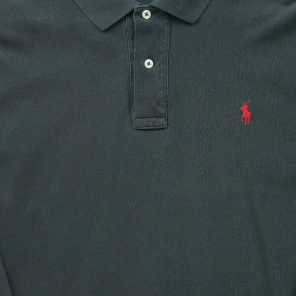 Polo manches longues homme noir Polo Ralph Lauren Col Polo