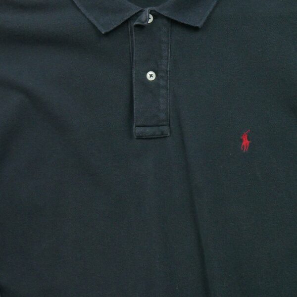 Polo manches longues homme noir Polo Ralph Lauren Col Polo