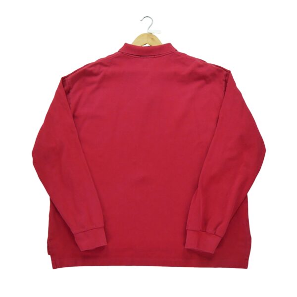 Polo manches longues homme rouge Polo Ralph Lauren Col Polo