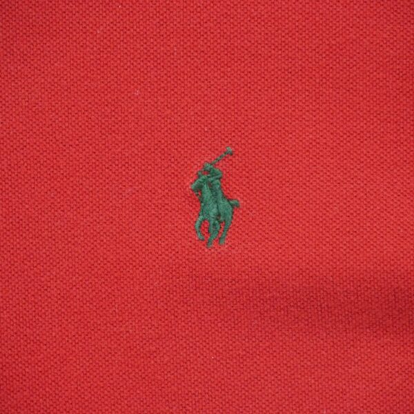 Polo manches longues homme rouge Polo Ralph Lauren Col Polo