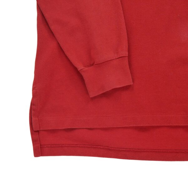 Polo manches longues homme rouge Polo Ralph Lauren Col Polo
