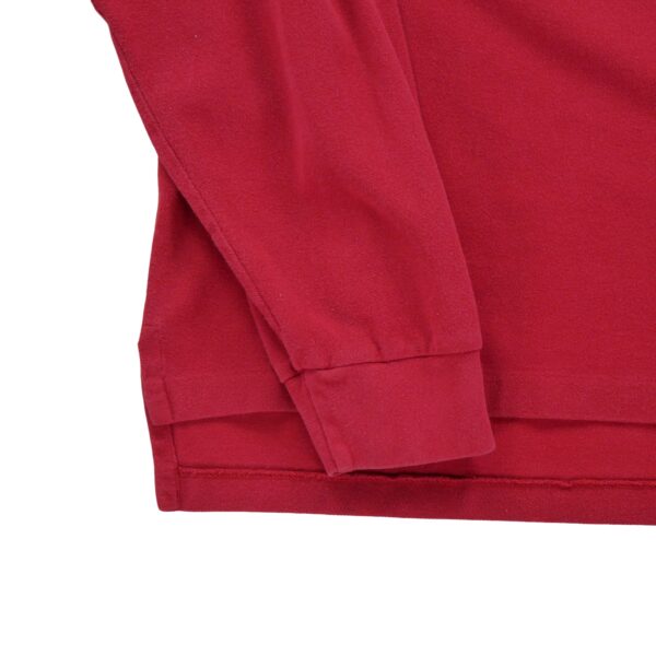 Polo manches longues homme rouge Polo Ralph Lauren Col Polo