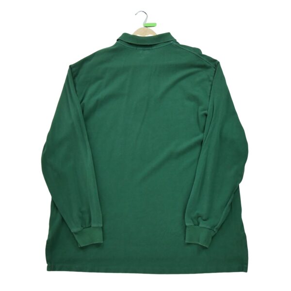 Polo manches longues homme vert Polo Ralph Lauren Col Polo