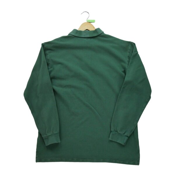 Polo manches longues homme vert Polo Ralph Lauren Col Polo