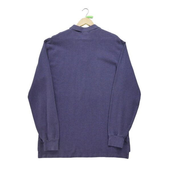 Polo manches longues homme violet Polo Ralph Lauren Col Polo