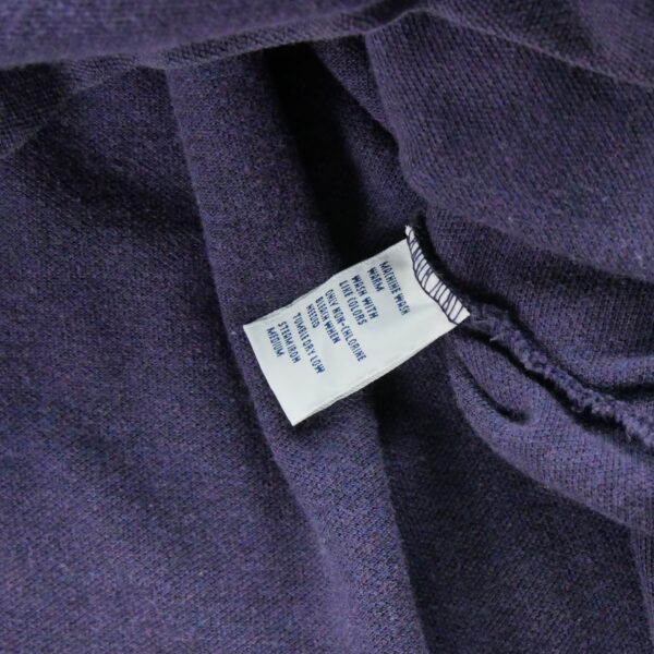 Polo manches longues homme violet Polo Ralph Lauren Col Polo