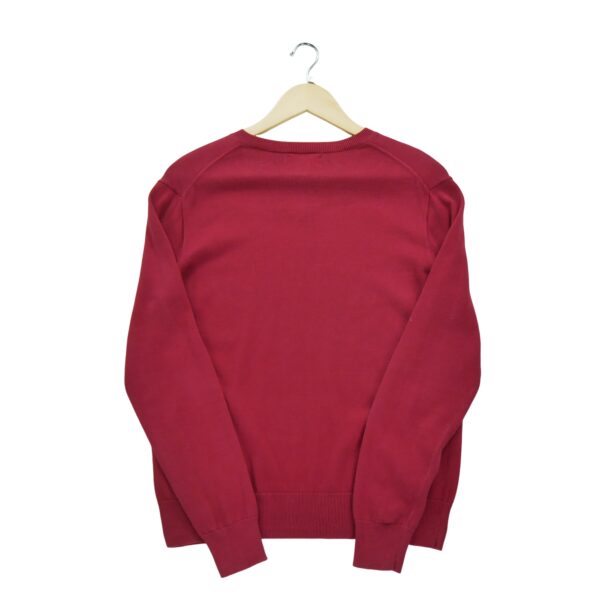 Pull enfant manches longues rouge Polo Ralph Lauren Col V