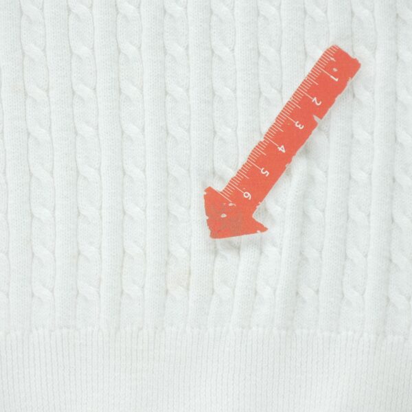 Pull femme manches courtes blanc Polo Ralph Lauren Col Rond