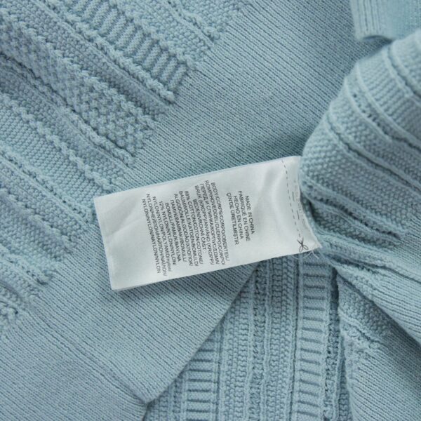 Pull femme manches courtes bleu clair Polo Ralph Lauren Col Rond
