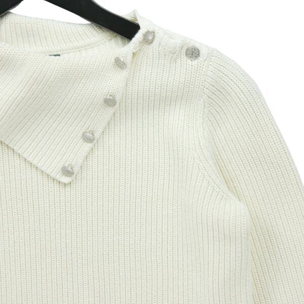 Pull femme manches longues beige Polo Ralph Lauren Col Chale