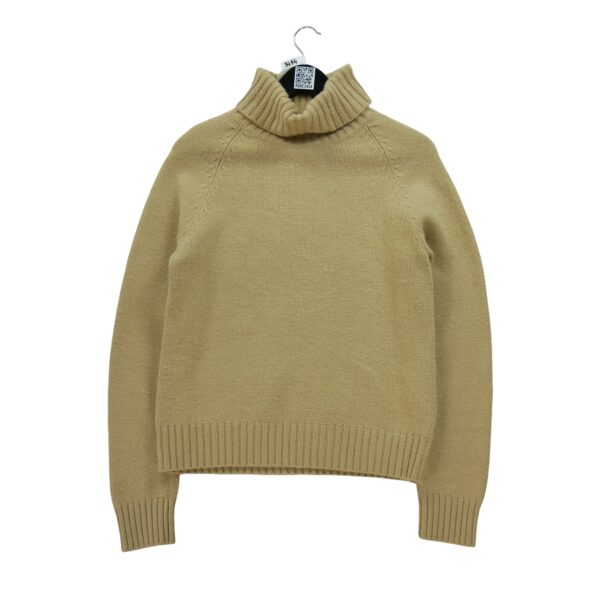 Pull femme manches longues beige Polo Ralph Lauren Col Montant