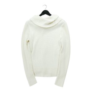 Pull femme manches longues beige Polo Ralph Lauren Col Montant