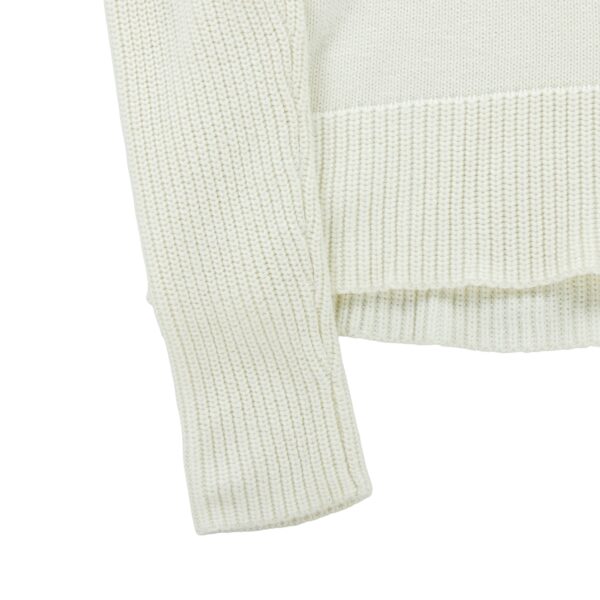 Pull femme manches longues beige Polo Ralph Lauren Col Montant