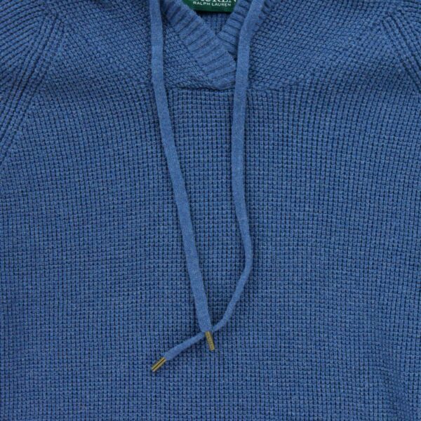 Pull femme manches longues bleu Polo Ralph Lauren Col V