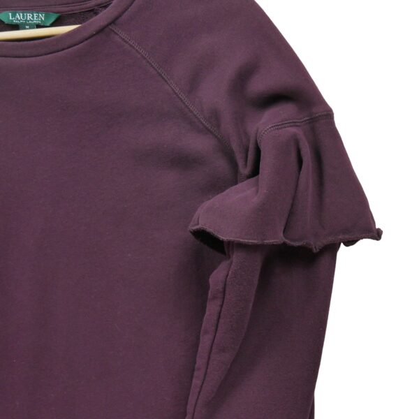Pull femme manches longues bordeaux Polo Ralph Lauren Col Rond