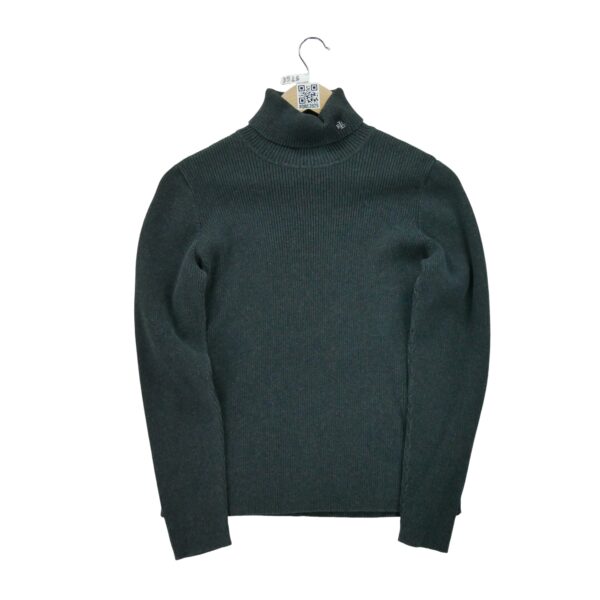 Pull femme manches longues gris Polo Ralph Lauren Col Roule