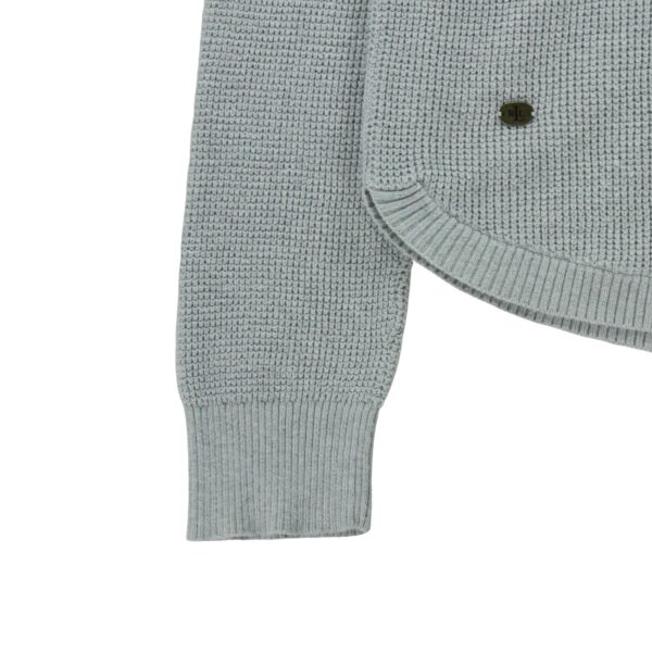 Pull femme manches longues gris Polo Ralph Lauren Col V