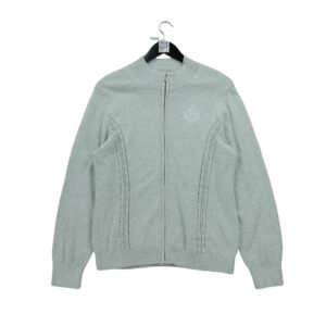 Pull femme manches longues gris Tommy Hilfiger Col Montant