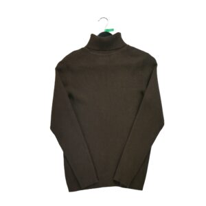 Pull femme manches longues marron Polo Ralph Lauren Col Roule