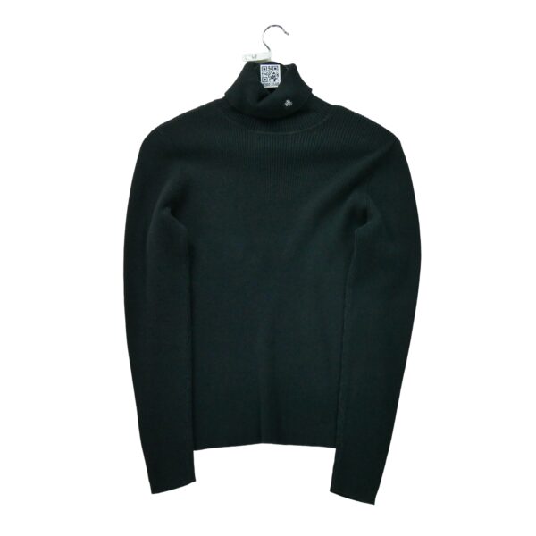 Pull femme manches longues noir Polo Ralph Lauren Col Roule