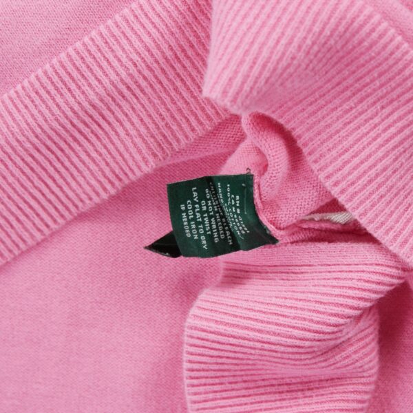 Pull femme manches longues rose Polo Ralph Lauren Col Rond