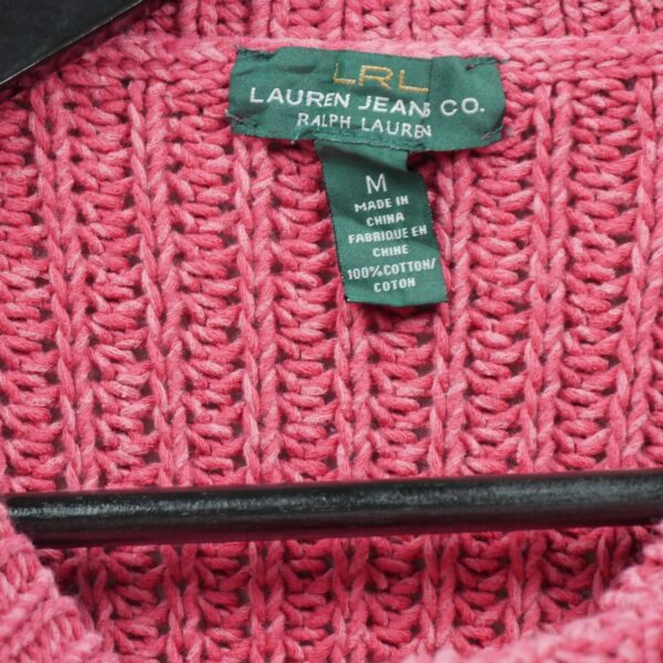 Pull femme manches longues rose Polo Ralph Lauren Col Rond
