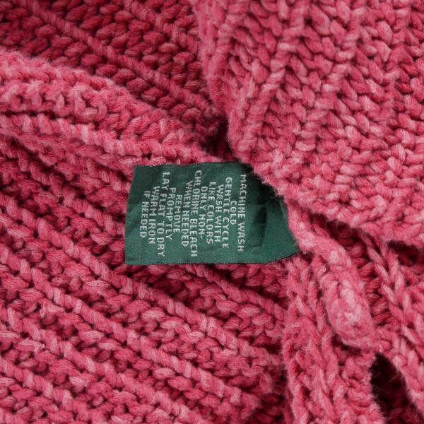Pull femme manches longues rose Polo Ralph Lauren Col Rond