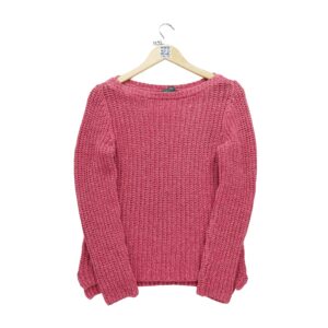 Pull femme manches longues rose Polo Ralph Lauren Col Rond