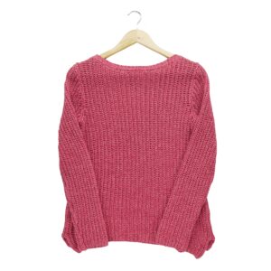 Pull femme manches longues rose Polo Ralph Lauren Col Rond