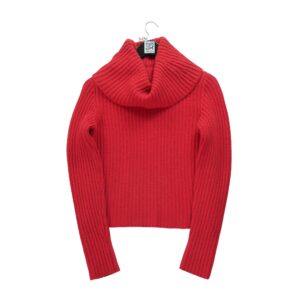 Pull femme manches longues rouge Polo Ralph Lauren Col Roule