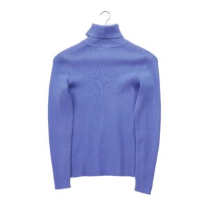 Pull femme manches longues violet Polo Ralph Lauren Col Roule