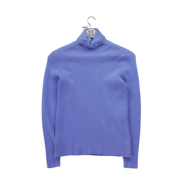 Pull femme manches longues violet Polo Ralph Lauren Col Roule