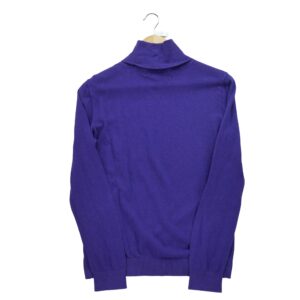 Pull femme manches longues violet Polo Ralph Lauren Col Roule