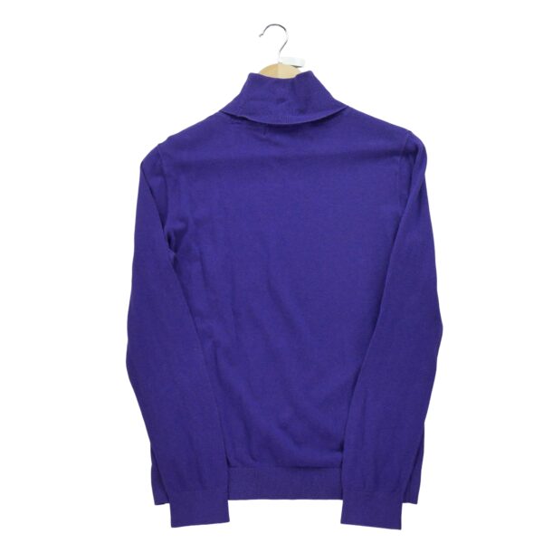 Pull femme manches longues violet Polo Ralph Lauren Col Roule