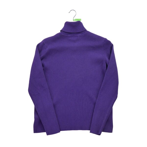 Pull femme manches longues violet Polo Ralph Lauren Col Roule
