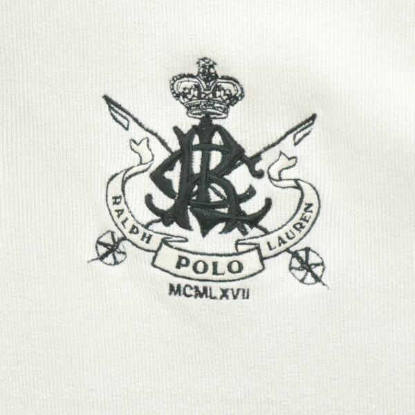 Pull homme manches longues beige Polo Ralph Lauren Col Montant