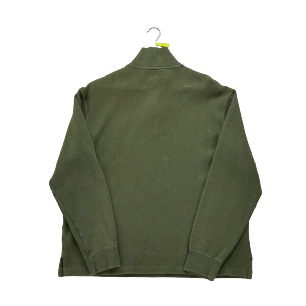 Pull homme manches longues kaki Polo Ralph Lauren Col Montant