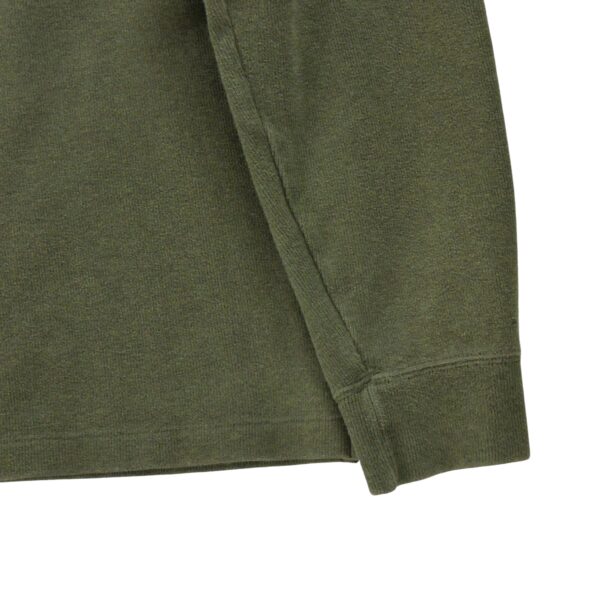 Pull homme manches longues kaki Polo Ralph Lauren Col Montant