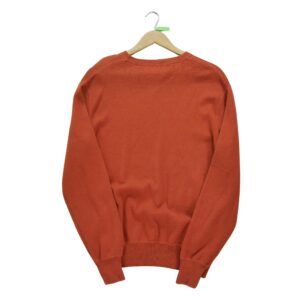 Pull homme manches longues orange Polo Ralph Lauren Col Rond