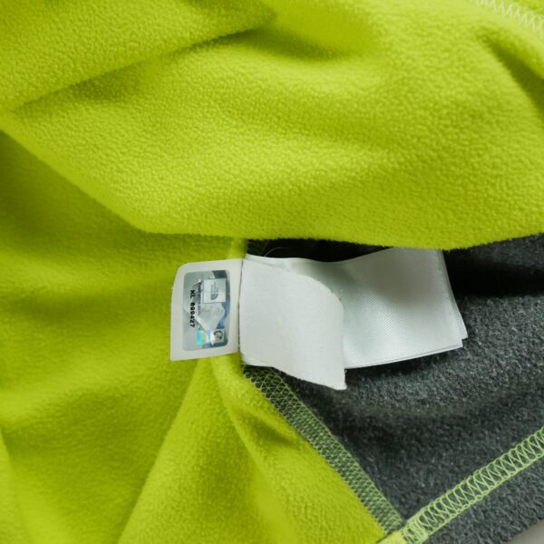 Pull polaires enfant manches longues jaune fluo The North Face Col Montant