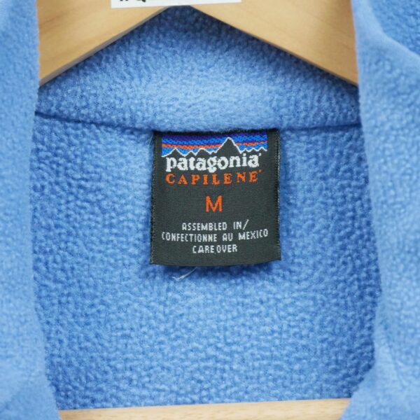 Pull polaires femme manches longues bleu clair Patagonia Col Montant